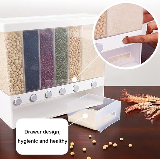 DISPENSADOR DE ALIMENTOS SECOS - 6 EN 1